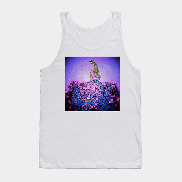 Rainbow Peacock Tank Top by Overthetopsm